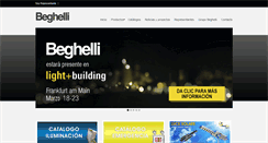 Desktop Screenshot of beghelli.com.mx